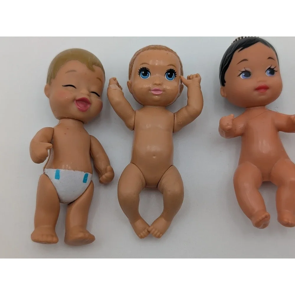Mattel Barbie Baby Doll Figure Lot‎ of 5 Seat